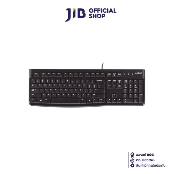 keyboard-คีย์บอร์ด-logitech-k120-usb-black