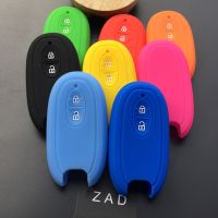 dvvbgfrdt ZAD silicone rubber car key cover case skin protect keychain for SUZUKI Swift Sport SX4 SCORSS grand vitara Wagon R stingray