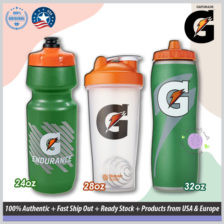 （No COD Service) Gatorade Endurance 24oz Bike Bottle, 32oz Gatorskin