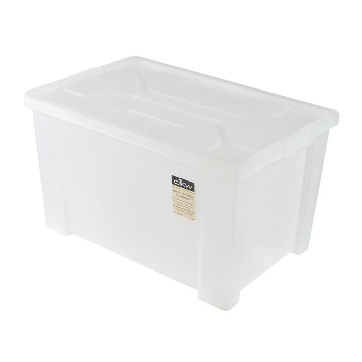 กล่องเก็บของ-ฝาล็อค-dkw-a3-38x57-5x33-ซม-สีขาวstorage-box-dkw-a3-38x57-5x33cm-white-คุณภาพดี