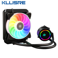 Kllisre CPU Water Cooling Cooler พัดลม Ventilador RGB สำหรับ In LGA 1150 1151 1155 1200 1366 2011 AMD AM3 AM4 Liquid หม้อน้ำ