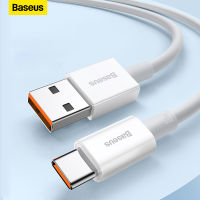 Baseus PD100W USB กับสายเคเบิล Type C 6A สมาร์ทโฟนชาร์จเร็วสายสำหรับข้อมูล Huawei Honor สาย Xiaomi QC3.0เครื่องชาร์จ Usb Type C