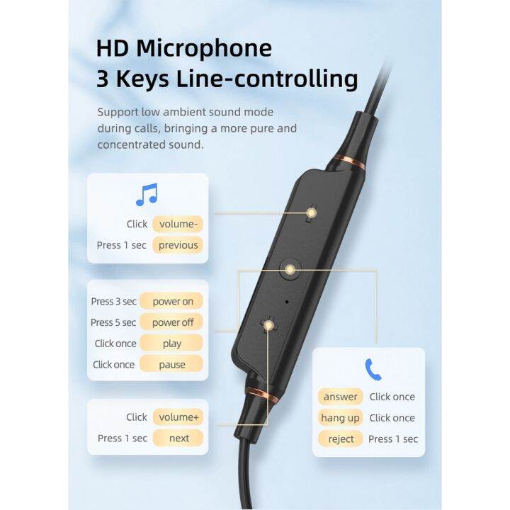 kbear-bt5-สายเคเบิลอัพเกรดหูฟังบลูทูธ-5-1-hd-ไมค์-2pin-qdc-tfz-sbc-aac-สําหรับหูฟังไร้สาย-kbear-kz-blon