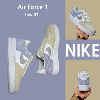 2023 Original （Real shot） A F 1 Low 07 White gray purple color 100 authentic sneakers shoes