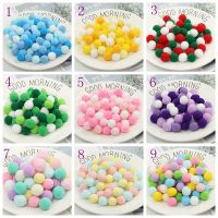 Pompoms 8mm 10mm 15mm 20mm 25mm 30mm Soft Pompones Fluffy Plush Crafts DIY Pom Poms Ball Furball Home Decor Sewing Supplies 10g