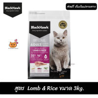 ?บริการจัดส่งฟรี Black Hawk (Cat) - Original อาหารแมว Natural Holistic สูตร Lamb &amp; Rice ขนาด 3kg. เก็บเงินปลายทาง ??