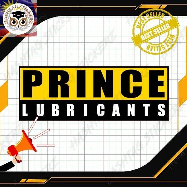 PRINCE LUBRICANT STICKER (SOFT MATTE & WATERPROOF) | Lazada