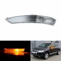 Car Side Rear View Mirror LED Turn Signal Light Amber Lamp for -VW Touareg 2007-2011