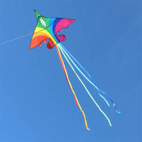 จัดส่งฟรี Rainbow Plane Kites สำหรับเด็ก Kites Flying Fighter Kite Line กลางแจ้ง Kites ของเล่น Professional Wind Kite Factory