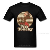 No Touchy T-Shirt Man Funny T Shirt Black Classic Tshirts Clothes Short Sleeve Youth Tops Autumn Tee-Shirts Black 【Size S-4XL-5XL-6XL】