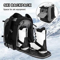 65L ski backpack snowboarding equipment duffel bag outdoor helmet boots Bag With Adjustable Waterproof for Camping Hiking S