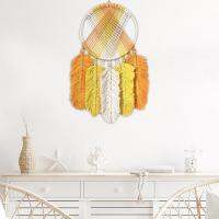 Macrame Wall Decor Dream Catchers ขนาดใหญ่และขนาดเล็ก Dream Catchers เครื่องประดับหัตถกรรมของขวัญ Tassels ตกแต่งบ้านสำหรับห้องนอน