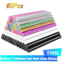 60 pcs Hot Melt กาวแท่ง 7*100 มม. กาวปืน Stick สำหรับหัตถกรรมของเล่นซ่อมเครื่องมือกาวกาว Sticks สำหรับ Househol DIY ตกแต่ง-Apeupoe