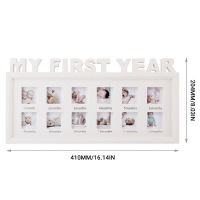 Diy Combination Photo Frames 0-12 Month Baby My First Year Pictures Display Plastic Photo Frame Kids Growing Memory Gift He