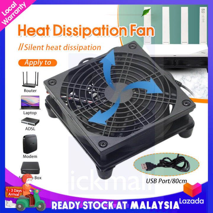 1800RPM USB Router Fan Wifi Modem Fan Cooling Rack Router Cool 120CM