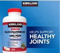 พร้อมส่ง!!KIRKLAND GLUCOSAMINE บำรุงกระดูก ไขข้อ ข้อต่อ Kirkland : Glucosamine 1500mg + MSM 1500mg ขวดใหญ่ 375 Dec/2024