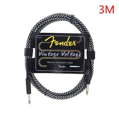 ；‘【； Fender Guitar Cable Wire Cord Jack Line Bass Electric Box Audio Cable Noise Reduction Line Shielded Cable 3 Meters Random Color