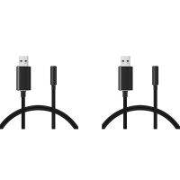 2X USB to 3.5mm Jack Audio Adapter with 3.5mm Headphone and Microphone Jack for Windows, for Mac, for PS4