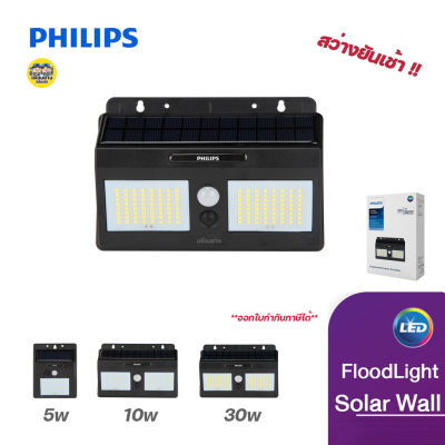 Philips BWS010 ไฟติดผนัง โซล่าเซล Philips Essential SmartBright Solar Wall Light BWS 010 ไฟติดผนังเอนกประสงค์ พร้อมแผงโซลาร์ ไฟผนัง