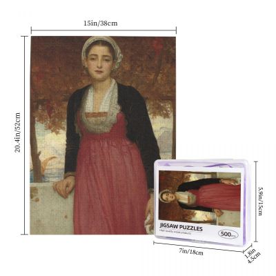 Amarilla Frederick Leighton Wooden Jigsaw Puzzle 500 Pieces Educational Toy Painting Art Decor Decompression toys 500pcs
