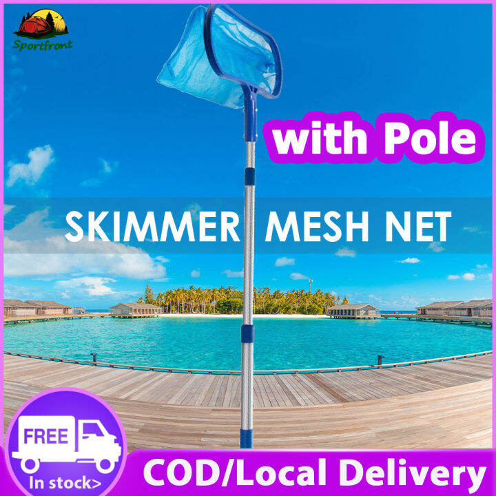[Local Delivery] Swimming Pool Net Cleaner with Pole Pool Skimmer Deep