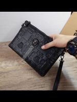 Kuaishou Red Mens Handbag Youth Soft Leather Clutch Bag Business Handbag Mens Bag Clutch Bag Social Guy Wallet 【OCT】