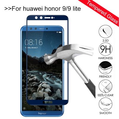 ✑ Tempered Glass on honor 9 lite screen protector For Huawei honor 9 lite 10 Light honor10 9lite honor9 Protective Glas Film Cover