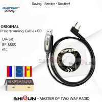 【jw】№  Cabo de programação USB para Baofeng driver com software CD cabo UV-5R UV-82 BF-888S UV-S9 Plus UV-10R UV-82HP UV-5RA