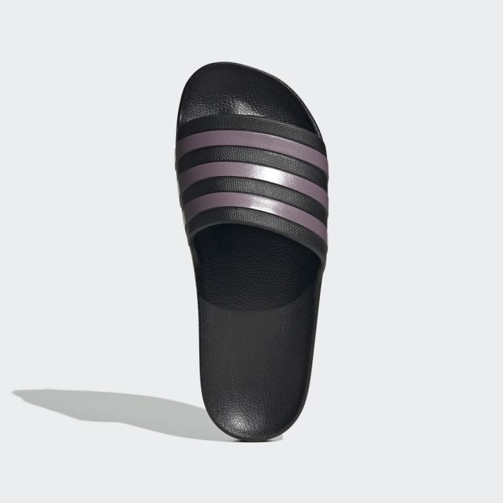 รองเท้าแตะ-อดิดาส-adidas-adilette-aqua-สีดำแถบม่วง