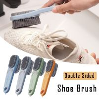 Cleaning Double-Sided Silicone Soft Bristled Handle Shoe Deep Household