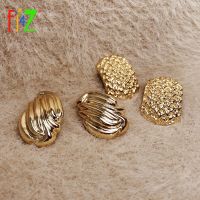 Gold Earrings Women Stud Earrings - 2023 Earrings Women Fashion Gold Color - Aliexpress