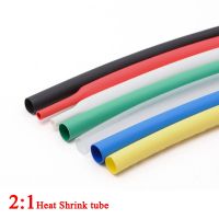 ✻ 10 Meters Dia 0.6 0.8mm 1mm 2mm 3mm 4mm 5mm 6mm Heat Shrink Tube 2:1 Shrink Ratio Polyolefin Insulated Cable Sleeve Mul