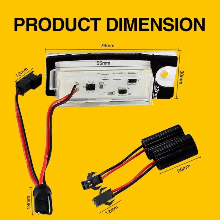 2pcs-no-error-canbus-led-number-plate-lamp-for-volvo-v70-2001-2007-xc70-xc-70-90-s60-s80-3528-smd-led-license-plate-light-12v-led-strip-lighting