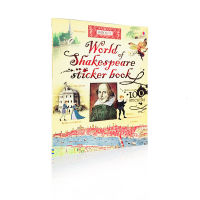 Usborne OriginalภาษาอังกฤษWorld Of Shakespeareสมุดสะสมสติ๊กเกอร์