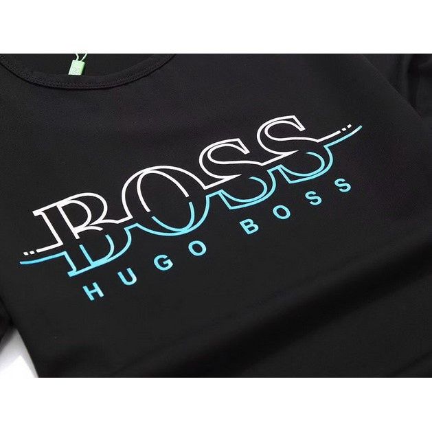 เสื้อยืดสีดำอินเทรนด์-พร้อมส่ง-hugo-boss-เสื้อยืดแขนสั้นลําลอง-ผ้าฝ้าย-แฟชั่นนักธุรกิจ-สําหรับผู้ชายs-m-l-xl-xxl