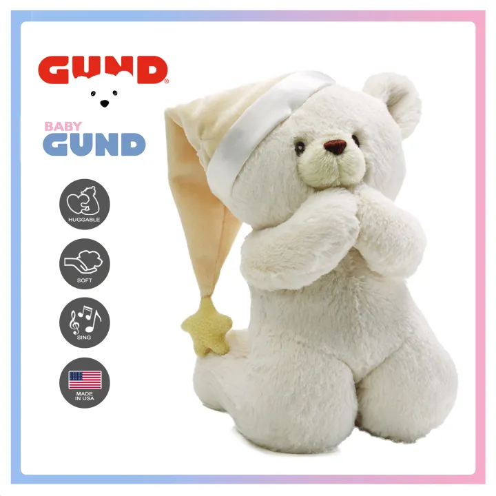 Gund Prayer Teddy Bear Musical Baby Stuffed Animal | Lazada PH