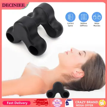 Rechargeable Electric Neck Massager Pulse Neck Massage Relax Pain Relief  Ems Acupoints Lymphvity Massager Device Neck Stretcher