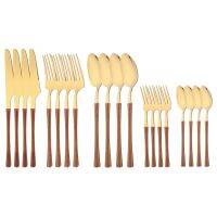 【CW】 Dinnerware   Forks Set Gold Color - Aliexpress