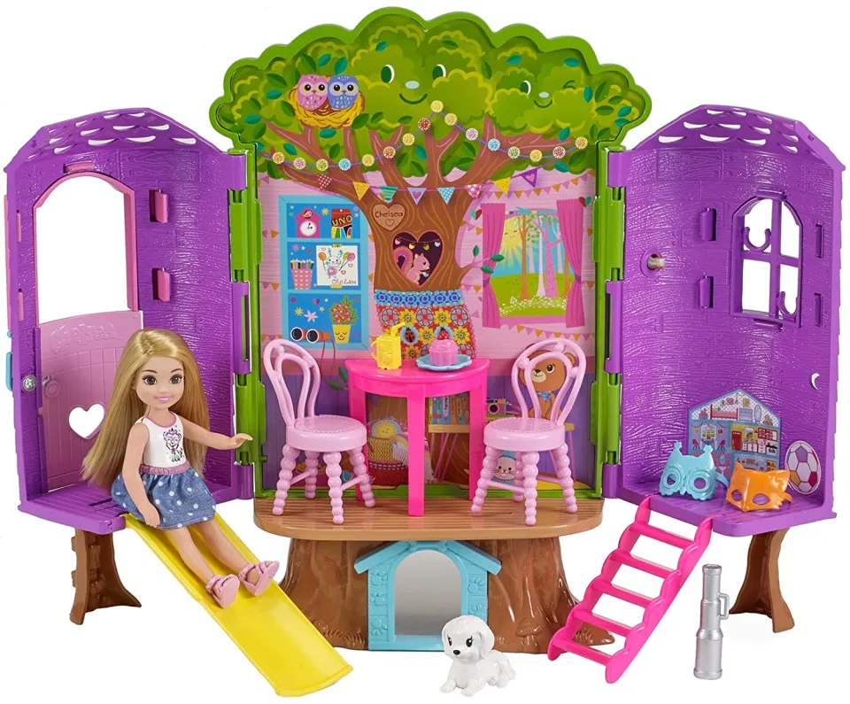 barbie chelsea treehouse playset