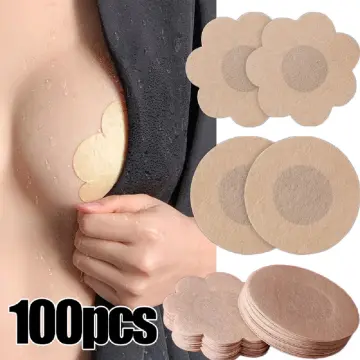 Women Breast Pad Lace Invisible Bra Disposable Chest Sticker