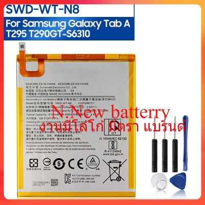 แบตเตอรี่ SWD-WT-N8สำหรับ Samsung Galaxy Tab A T295 T290แท็บเล็ตแบตเตอรี่5100MAh