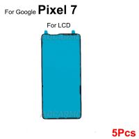 กาวหน้าจอ LCD Aocarmo 5ชิ้นสำหรับหน้า Google Pixel 6 6P 7 Pro + อะไหล่เปลี่ยนเทปกาวสติ๊กเกอร์ฝาหลัง