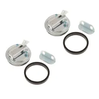 2x Boat Marine Locking Stainless Steel Flush Pull Latch Hatch Lift