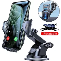 360แผงหน้าปัดรถยนต์แบบหมุนได้สำหรับโทรศัพท์ทุกรุ่นที่ติดกระจกหน้าในที่วางโทรศัพท์จุกดูดรถสามารถหมุนได้จีพีเอสอัตโนมัติติดกระจกหน้าที่วางโทรศัพท์มือถือใช้ได้กับโทรศัพท์ทุกรุ่น