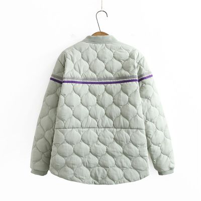 Newbang 4XL Plus Size Lightweight Cotton Coat Women Winter Warm Baseball Collar Coat With Button Female Slim Jackets