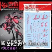 DECAL MÔ HÌNH XUEYAN - DECAL NƯỚC PHẢN QUANG CHO MÔ HÌNH MG 1 100 AILE