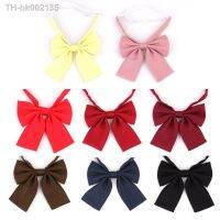 ✣☋▨ Ladies Large Bowtie Oversize Bow tie For Women Uniform Collar Butterfly Bow knot Adult Solid Bow Ties Cravats Girls Red Bowties