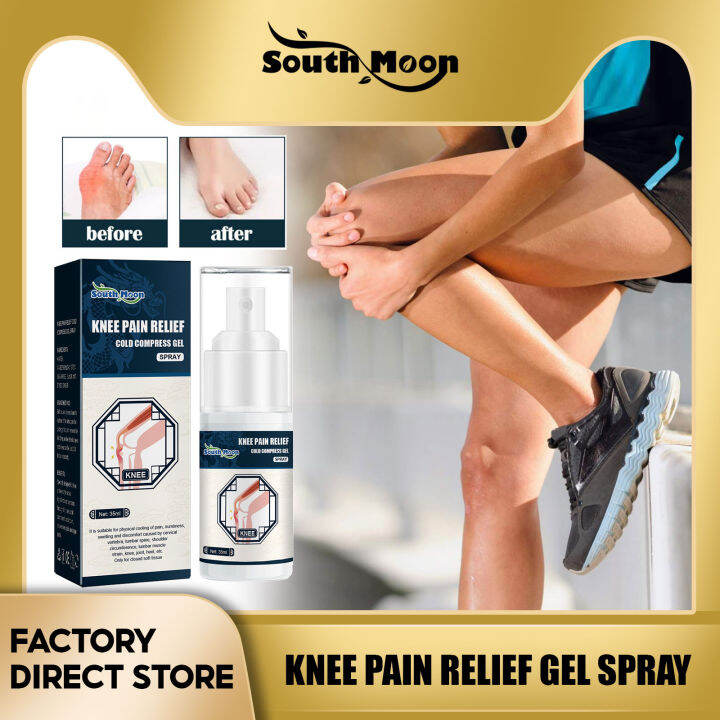 South Moon Knee Joint Pain Relief Spray Cold Compress Lumber Spine Pain ...