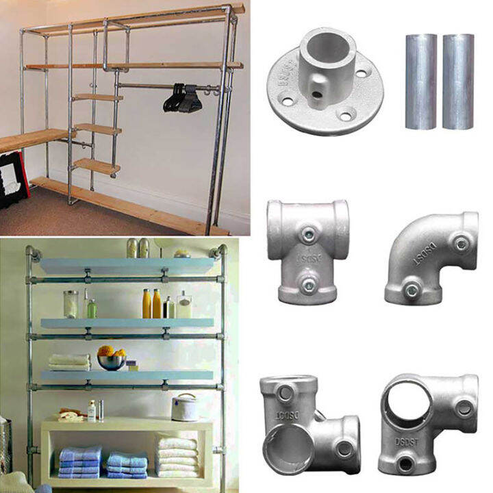 Aluminum Alloy Conduit Connectors Water Supply Tube Joints Wardrobe