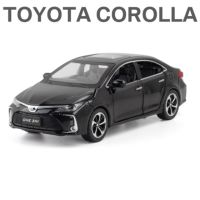 1:32 Toyota Corolla โมเดลรถโลหะผสม Diecasts Amp; ของเล่นรถโลหะแบบจำลองเสียงและแสงคอลเลกชันของเล่นเด็ก